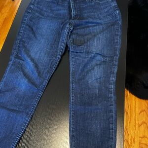 Ann Taylor Women's Skinny Jeans - Dark Blue